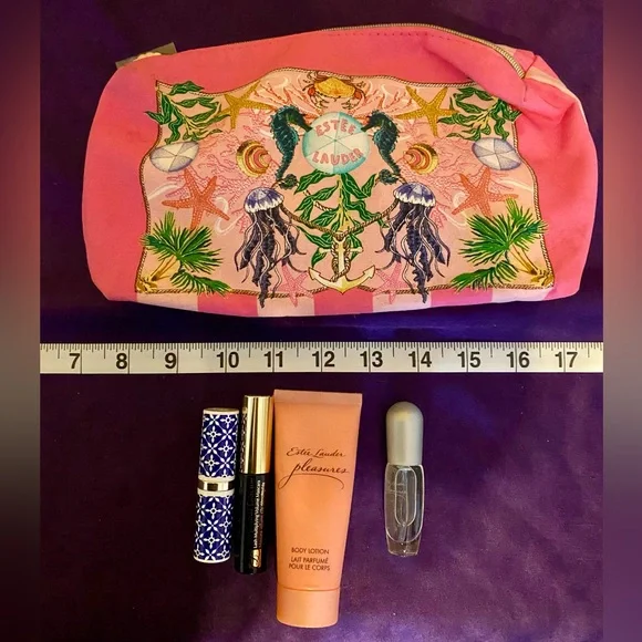 NWT Estee Lauder Lipstick & Pleasure Perfume Set Limited Edition Passion Pink 🔥 - Picture 8 of 10